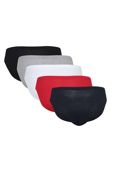 Tom Tailor Herren Slip, 5er Pack - Mini Slip, Basic, einfarbig
