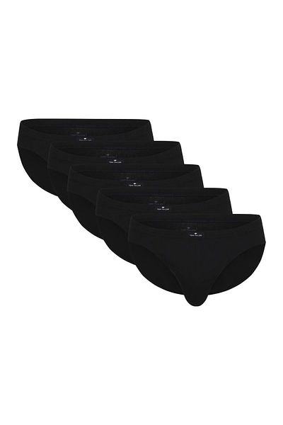 Tom Tailor Herren Slip, 5er Pack - Mini Slip, Basic, einfarbig