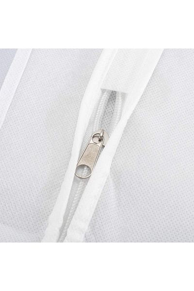 Askıcı White Clothes Cover Zippered ( 60 X 160 ) 1 Piece