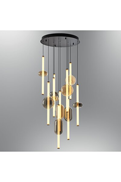 Özcan Aydınlatma 4116-10a Luxa 10'lu Mix Sarkıt Avize Karışık