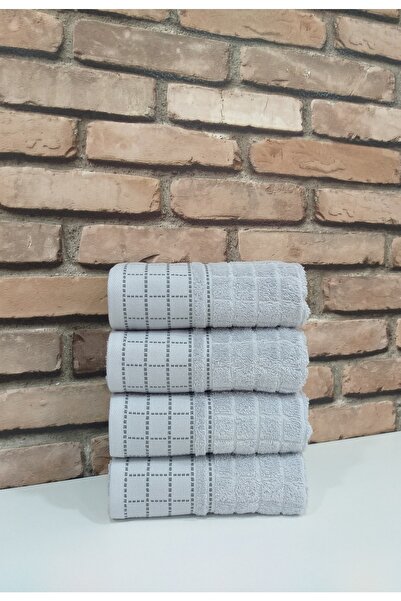 Özdilek Graph 4-Piece Towel Gray