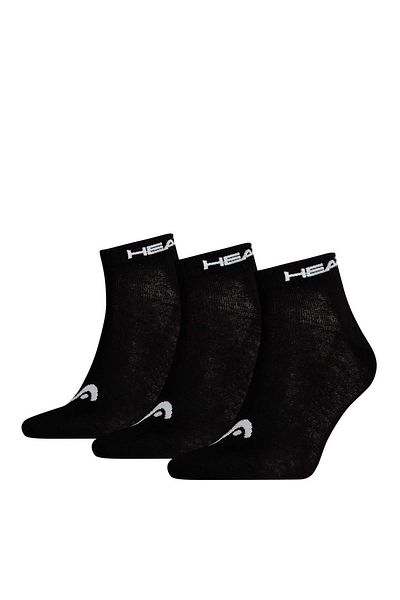 Head Unisex Quarter Socken, 3er Pack - Kurzsocken, einfarbig