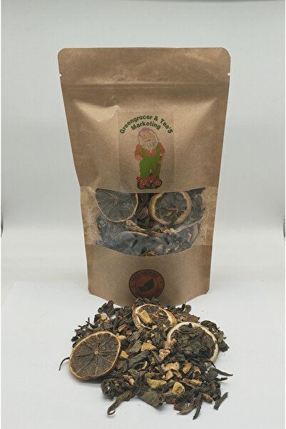 Greengrocer&Tea'S Marketing شاي أخضر بالنعناع والليمون - 100 جرام