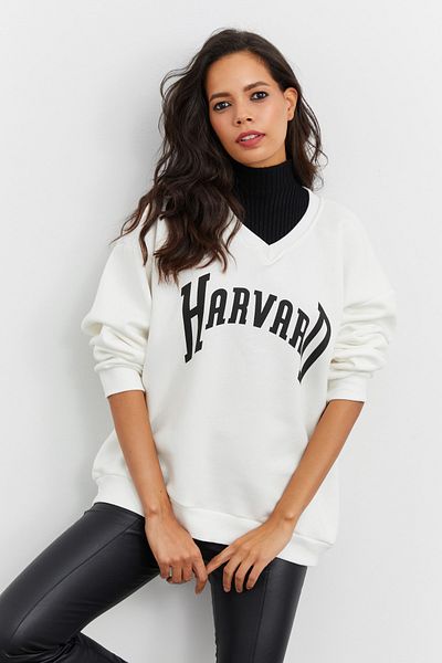 Cool & Sexy Sweatshirt - Ecru - Regular Fit