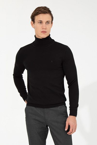 Pierre Cardin Мъжки черен пуловер