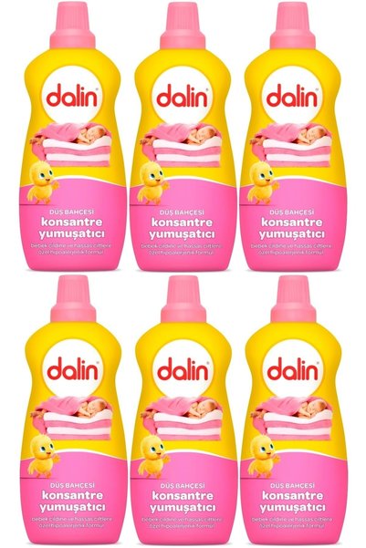 Dalin Çamaşır Yumuşatıcı Konsantre 1200ml Düş Bahçesi (6 LI SET)