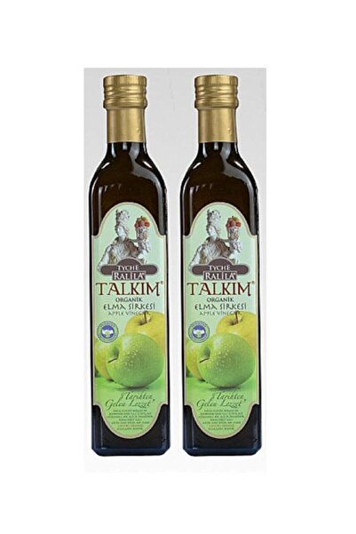 RALİLA Talkım Elma Sirkesi 500 ml 2 Li Paket Organik