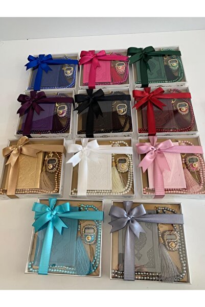 AGH Değerli Hediyeler Dağıtmalık Hediye Cep Boy Termo Deri Kuranı Kerim Taşlı...