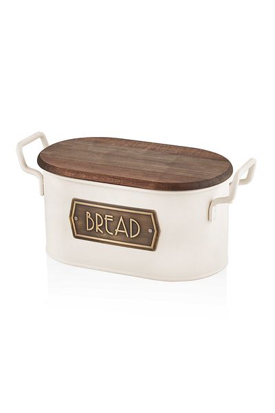 The Mia Light Cream Bread Storage Container