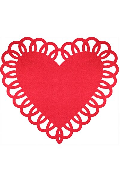 Lora Davet Ρομαντικό Αμερικάνικο Σερβίτσιο (2 ΤΕΜΑΧΙΑ) Κόκκινο 16536