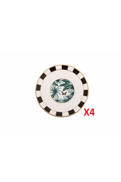 Porland طبق مسطح بالمز 16 سم، طقم 4 قطع 04alm005178
