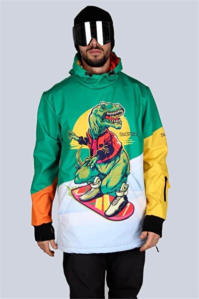 SNOWSEA Ss25606 Çılgın Dinozor Unisex Snowboard Ve Kayak Montu