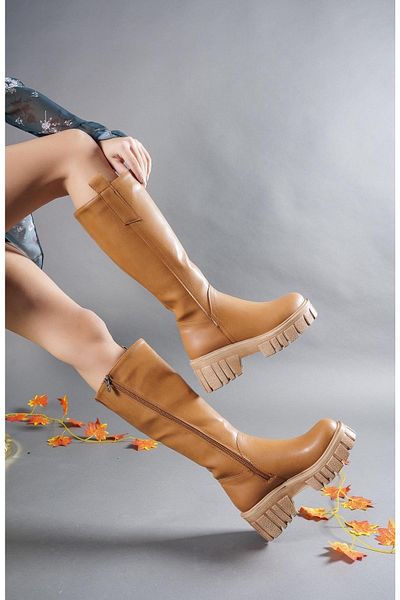 Riccon Γυναικείες Μπότες0012340 Tan Skin