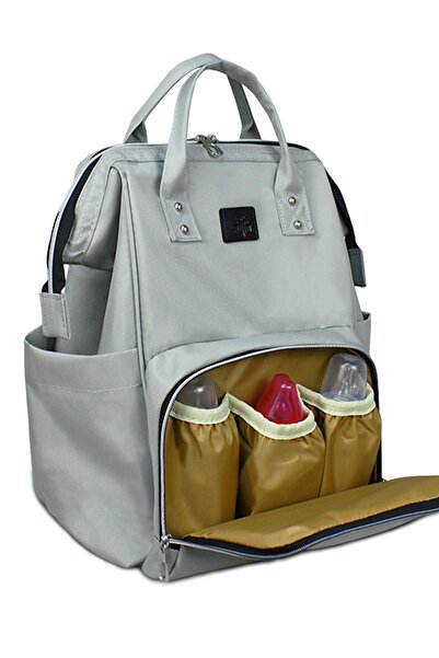 Stylo Star Mother Baby Bag and Small Thermal Bag Ash Gray