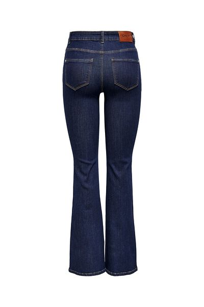 ONLY Damen Jeans Onlwauw Life Hw Flared Rınse Dnm 15230472