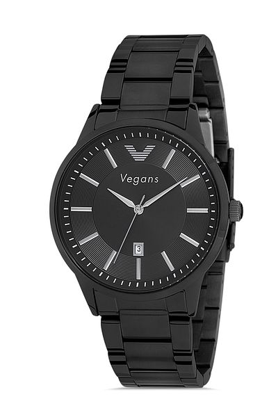 Vegans Men's Wristwatch - Steel Cord and Calendar Fbn20325x
