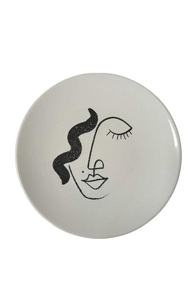SERİNCE 20 cm Cake Plate Face Set of 6