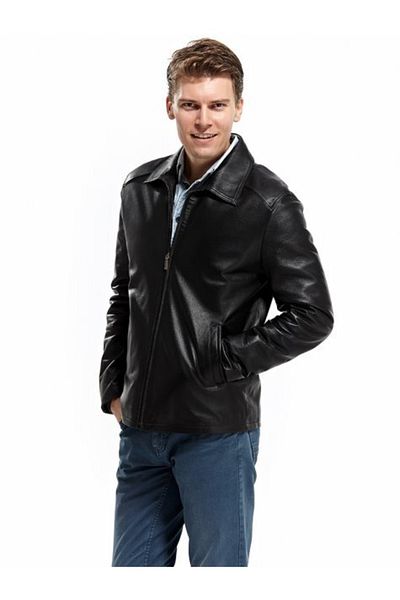 Hodore Kraze Black Leather Jacket