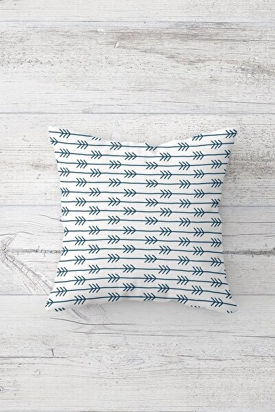 on the clouds Zigzag Striped Geometric Concealed Zippered Throw Pillow Cover Seat Pillow Cover Set(4pcs)