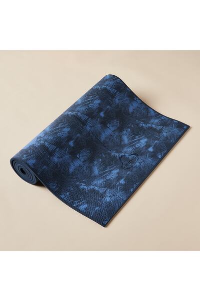 Decathlon Kimjaly Yoga Matı - 8 Mm - Mavi - Comfort Palm