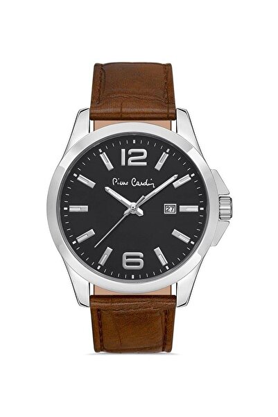 Pierre Cardin 800411F11 Leather Cord Men's Wristwatch 30 Mt Waterproof
