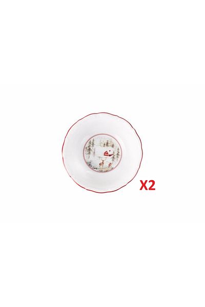 Porland Caribou Bowl 16cm 2-pack 04ap022132