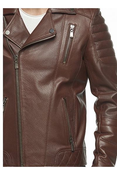 Hodore Arinna Whiskey Jumbo Leather Coat