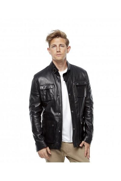 Hodore Woltran Sports Leather Coat
