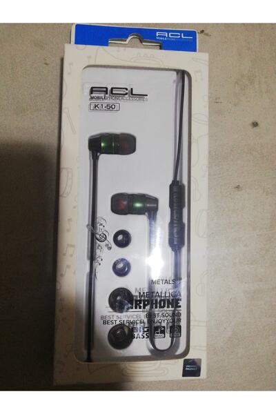 ACL K1-50 Kulak Içi Kulaklık 1,2 M Mikrofonlu Kulakjlık - 3,5 Mm Jack
