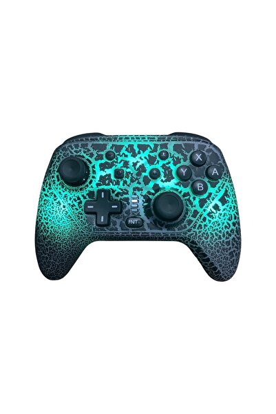 YUES Işıklı Pro Controller | Switch / Switch Lite / PC / Android Uyumlu, Düşük Gecikme