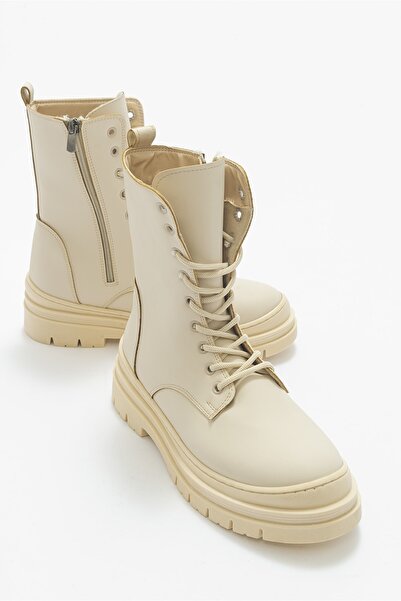 LuviShoes Γυναικείες μπότες Henna Beige