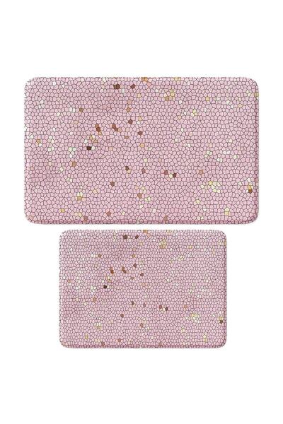 Monnhein Sevimli Baskılı 2'li Banyo Paspası Seti - Kaymaz Tabanlı, Makinada Y...