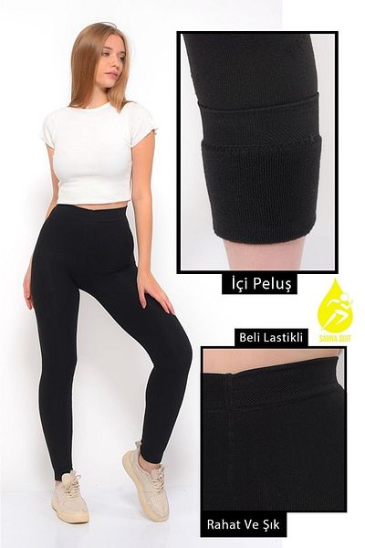 SAUNA SUIT Θερμικό βελούδινο αθλητικό κολάν - Casual Home Wear, Maru Store