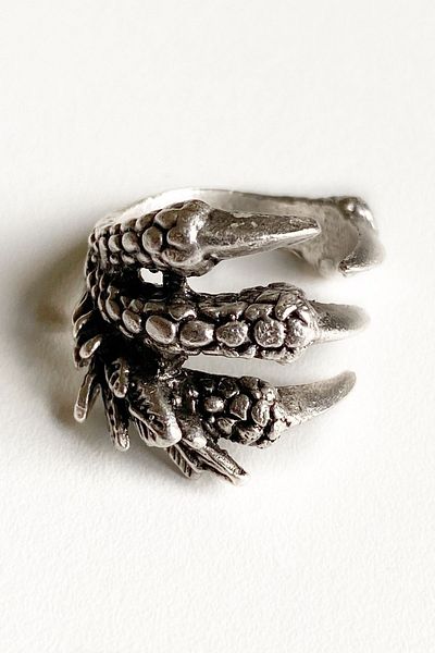 axexuar Claw Model Adjustable Black Men's Women's Ring