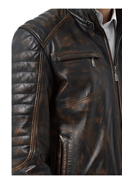 Hodore Desarte Vintage Leather Coat