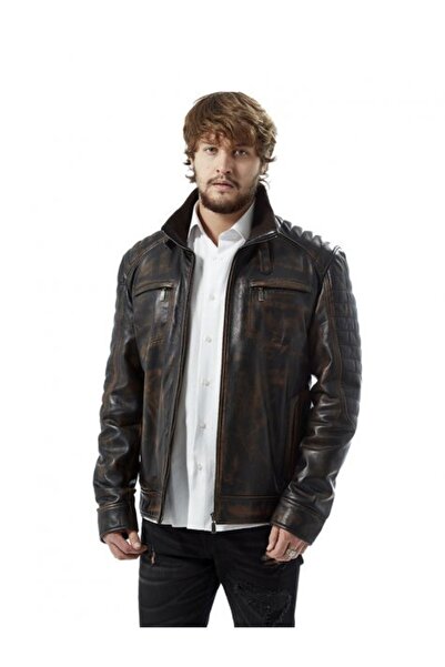 Hodore Desarte Vintage Leather Coat