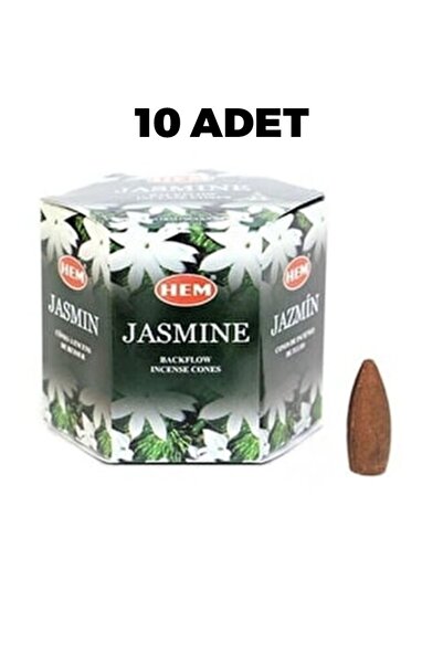 Hem Geri Akış Şelale Tütsü Yasemin Kokusu (10 Adet)