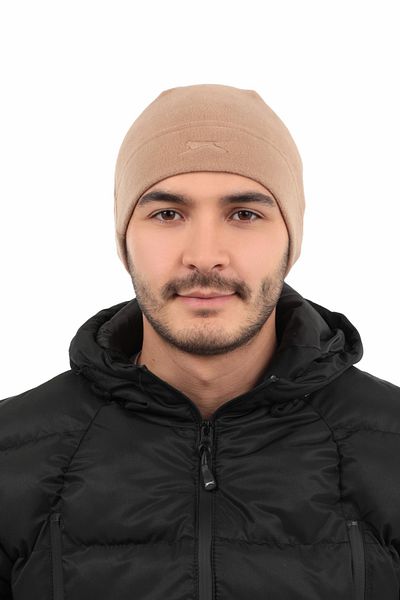 Slazenger Beretă unisex Bej Bent Fleece