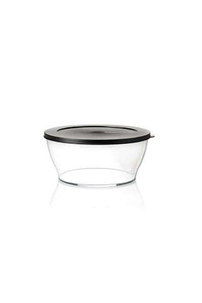 Tupperware Royal Cap 990 Ml Black Storage Serving Container