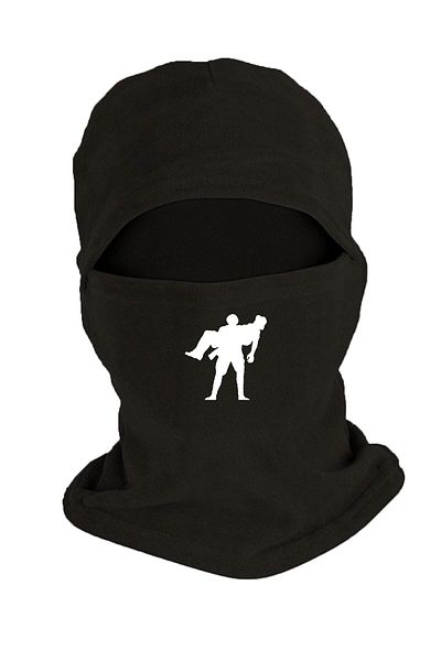 Zeron Tasarım Soldier Printed Winter Fleece Snow Mask Black Bll2683
