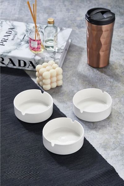 COOKCASE 3 Porcelain Ashtray 10 Cm