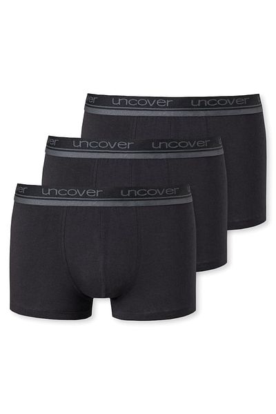 uncover by Schiesser Herren-Shorts 3er-Pack – Serie „Uncover“, Unterhose