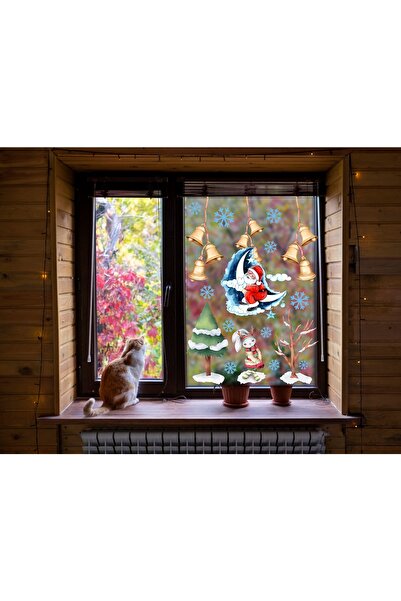 DekorDizayn ملصق زجاجي للعام الجديد