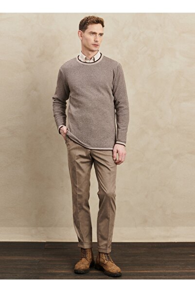 ALTINYILDIZ CLASSICS الخصر العادي السراويل الضيقة سليم صالح المنك الرجال 4a01...