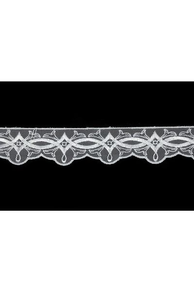 Nazarone Tulle Guipure 8071 9m-white