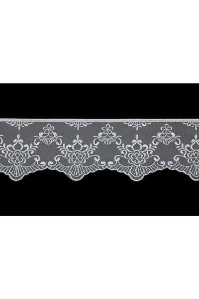 Nazarone Tulle Guipure 9121 9mt-white