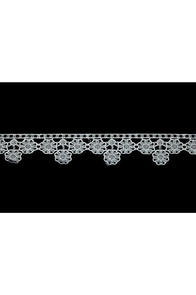 Nazarone Guipure 2310 Needle Embroidery 9m-white