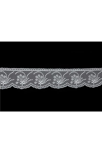 Nazarone Tulle Guipure 9134 9mt-white
