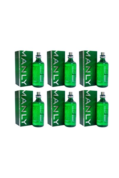Manly Green Edc 125 Ml Erkek Parfüm 6 Adet