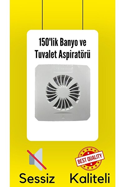 Akiş 150'lik Banyo Tuvalet Aspiratör Havalandırma Fanı